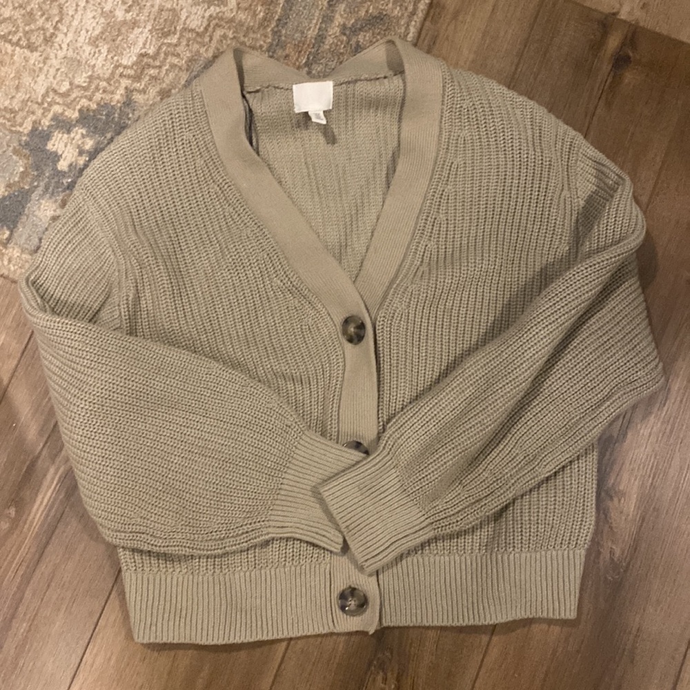 H&M Chunky Knit Oversized Cardigan